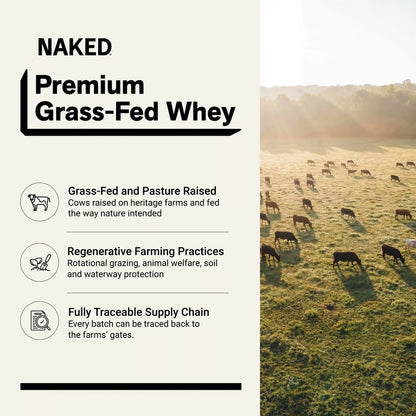 Chocolate Whey Protein Powder 1lb | Naked Chocolate Whey - 1LB