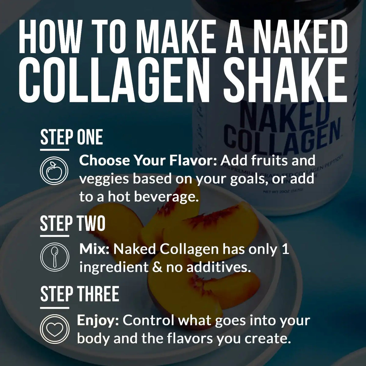 Chocolate Collagen Peptides Powder | Naked Collagen - 1.3 LB
