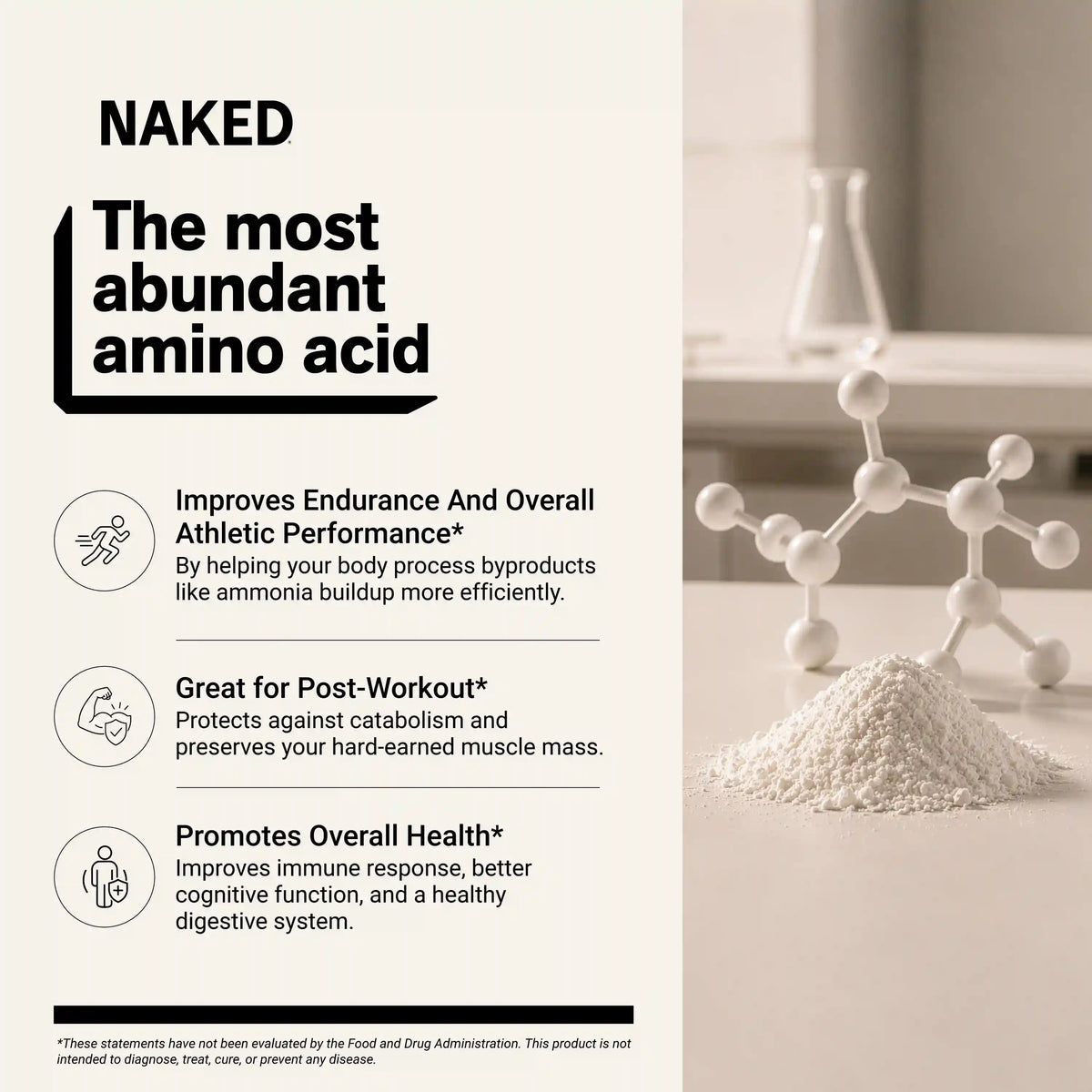 Glutamine Capsules | Naked Glutamine